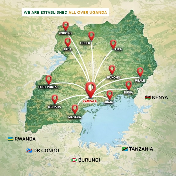 Uganda Coverage Map